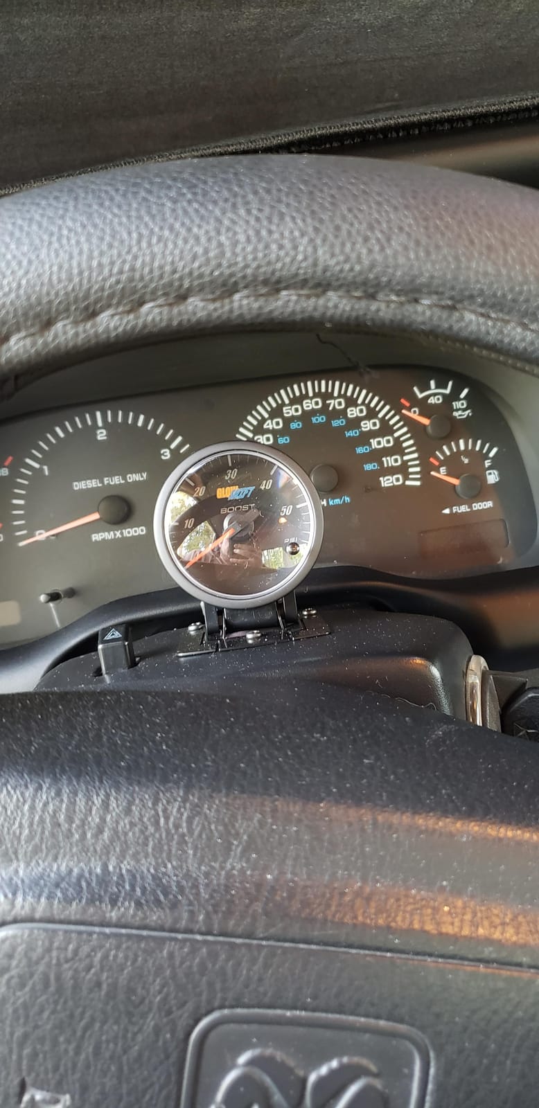 GlowShift 3in1 Black 60 PSI Boost w/Digital Pyrometer EGT & Temp Gauge Kit customer photo 1