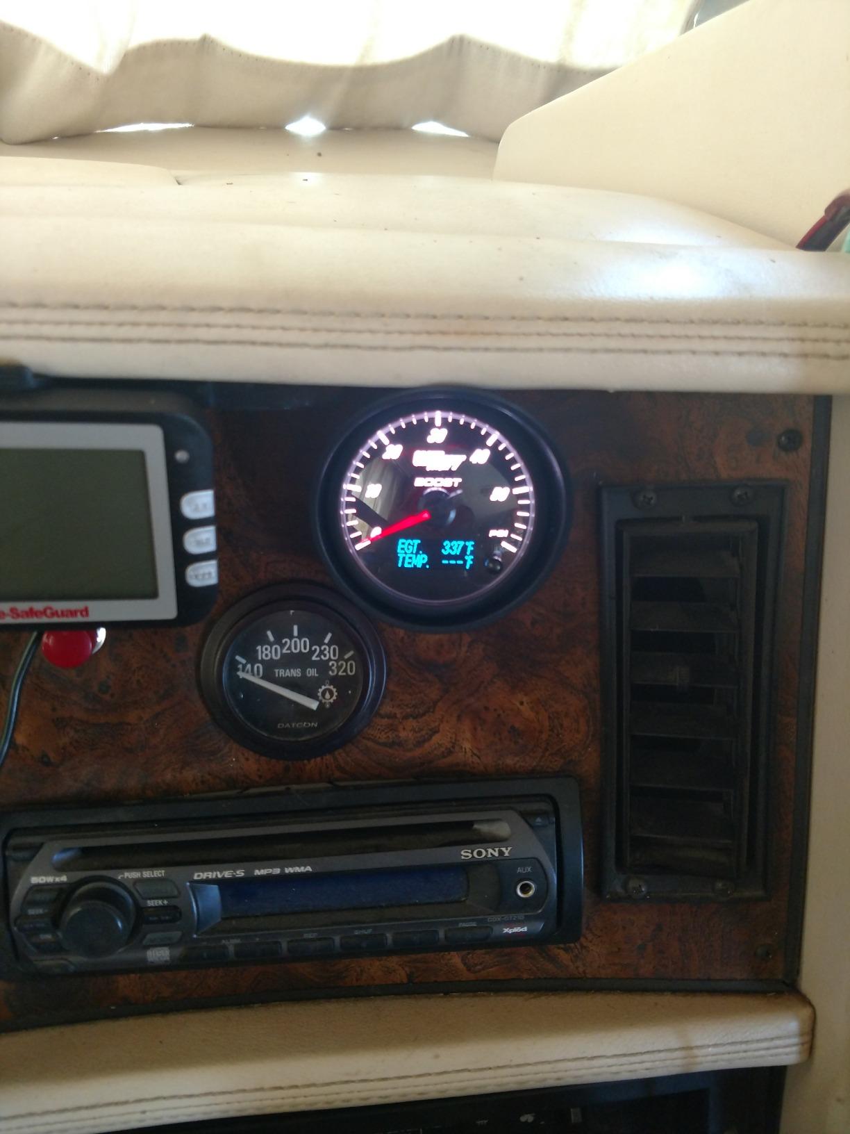 GlowShift 3in1 Black 60 PSI Boost w/Digital Pyrometer EGT & Temp Gauge Kit customer photo 2