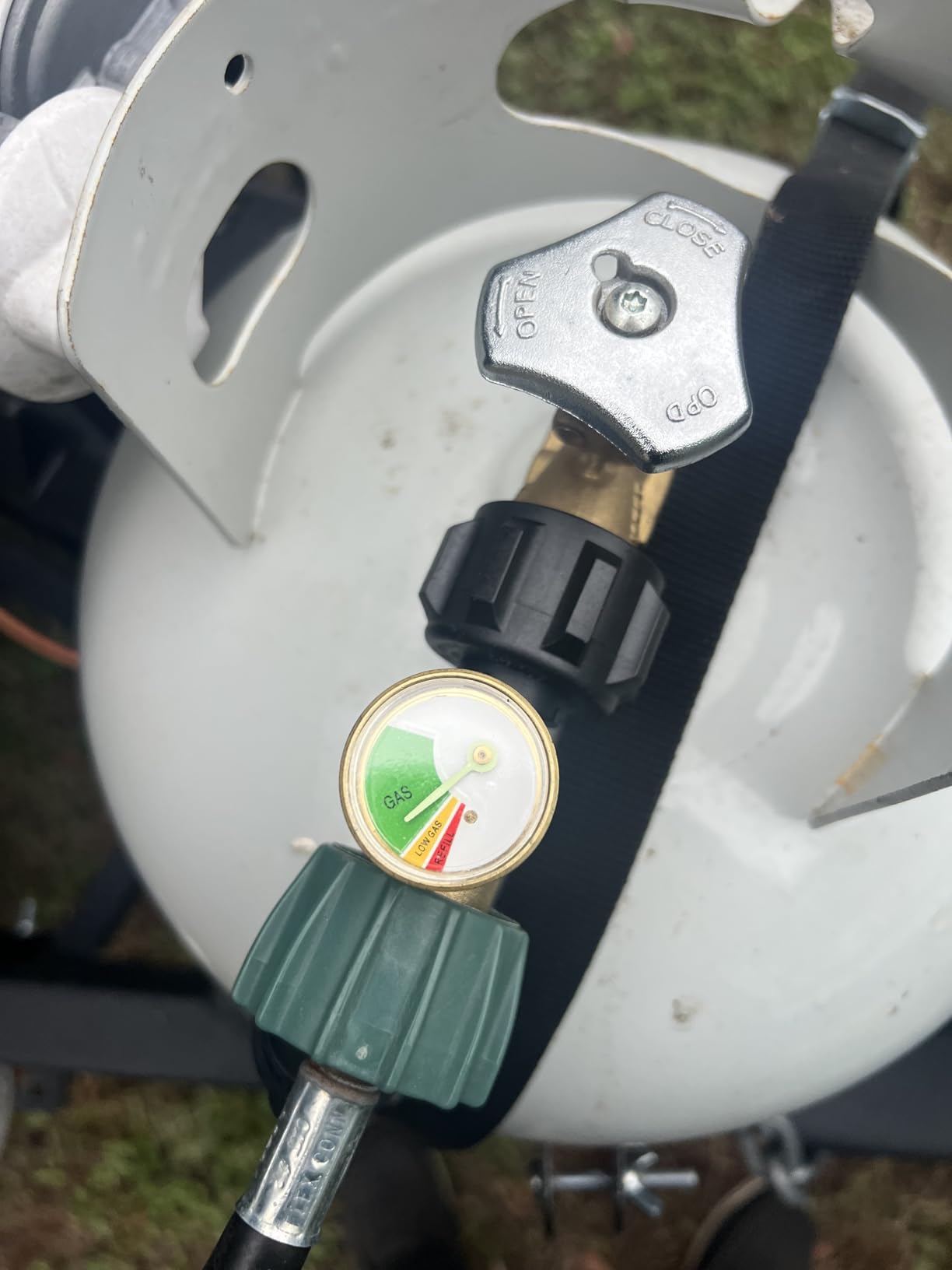 Propane Tank Gauge Level Indicator Leak Detector for BBQ Gas Grill Type 1 customer photo 2
