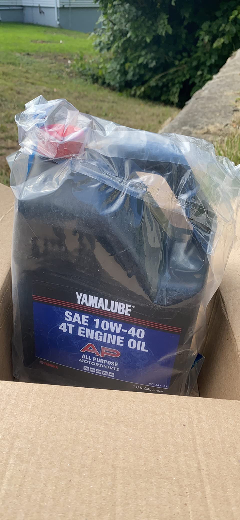 Yamaha Yamalube 10W-40 Motorsports AP (All Purpose) Engine Oil- 1 Gallon, #LUB-10W40-AP-04 customer photo 1