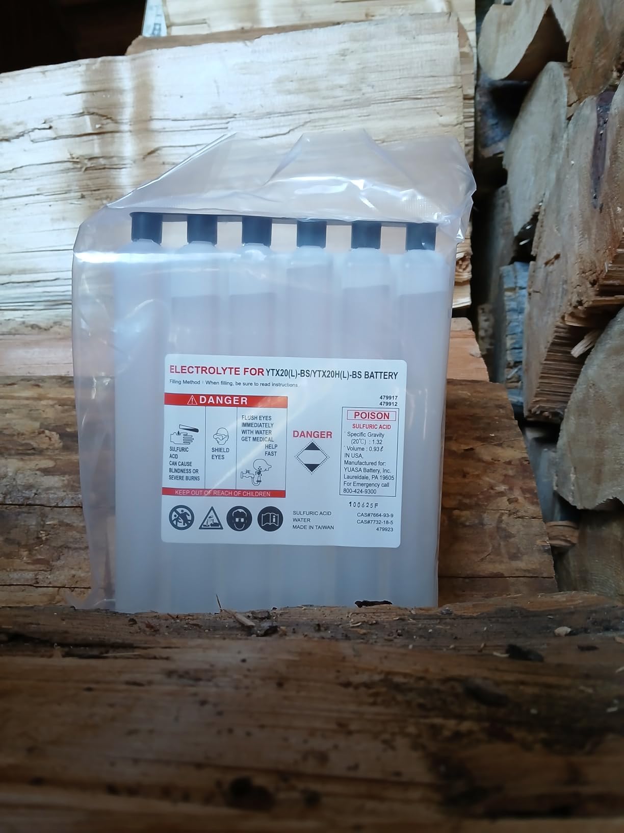 Yuasa YUAM620BH YTX20HL-BS Maintenance Free H Series AGM Battery with Acid pack customer photo 2