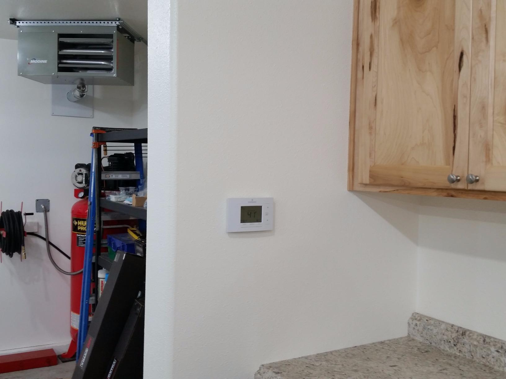 Modine HD45AS0111Natural Gas Hot Dawg Garage Heater 45,000 BTU with 80-Percent Efficiency Grey customer photo 2