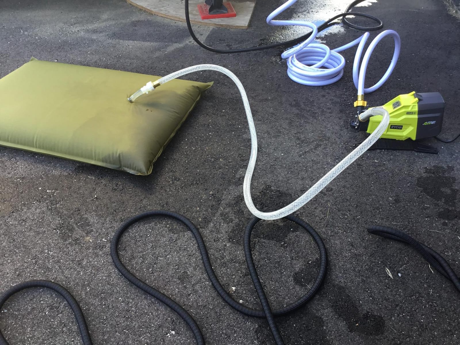 Water Storage Tank - Bladder - Bag - AQUATANK2 Stores Water For Your Emergency Water Supply - It Is a Light-Weight and Portable Water Container, Food-Grade Material, no BPAs (60 Gallon) customer photo 1