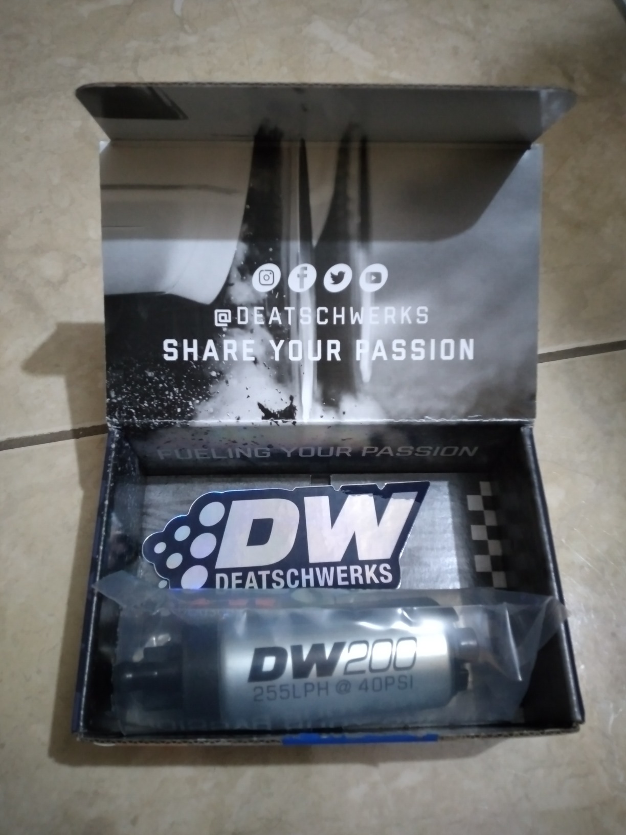 DeatschWerks (9-201-1000) 255 LPH In-Tank Fuel Pump with Installation Kit customer photo 2