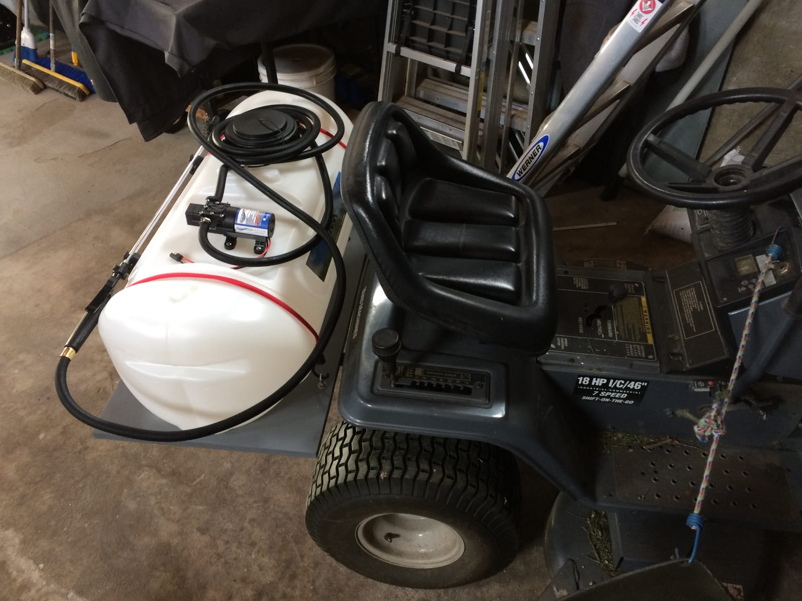 Master Mfg 15-Gallon UTV & ATV Spot Sprayer - 1.0GPM, 40PSI Max for Fertilizer, Weed & Pest customer photo 2