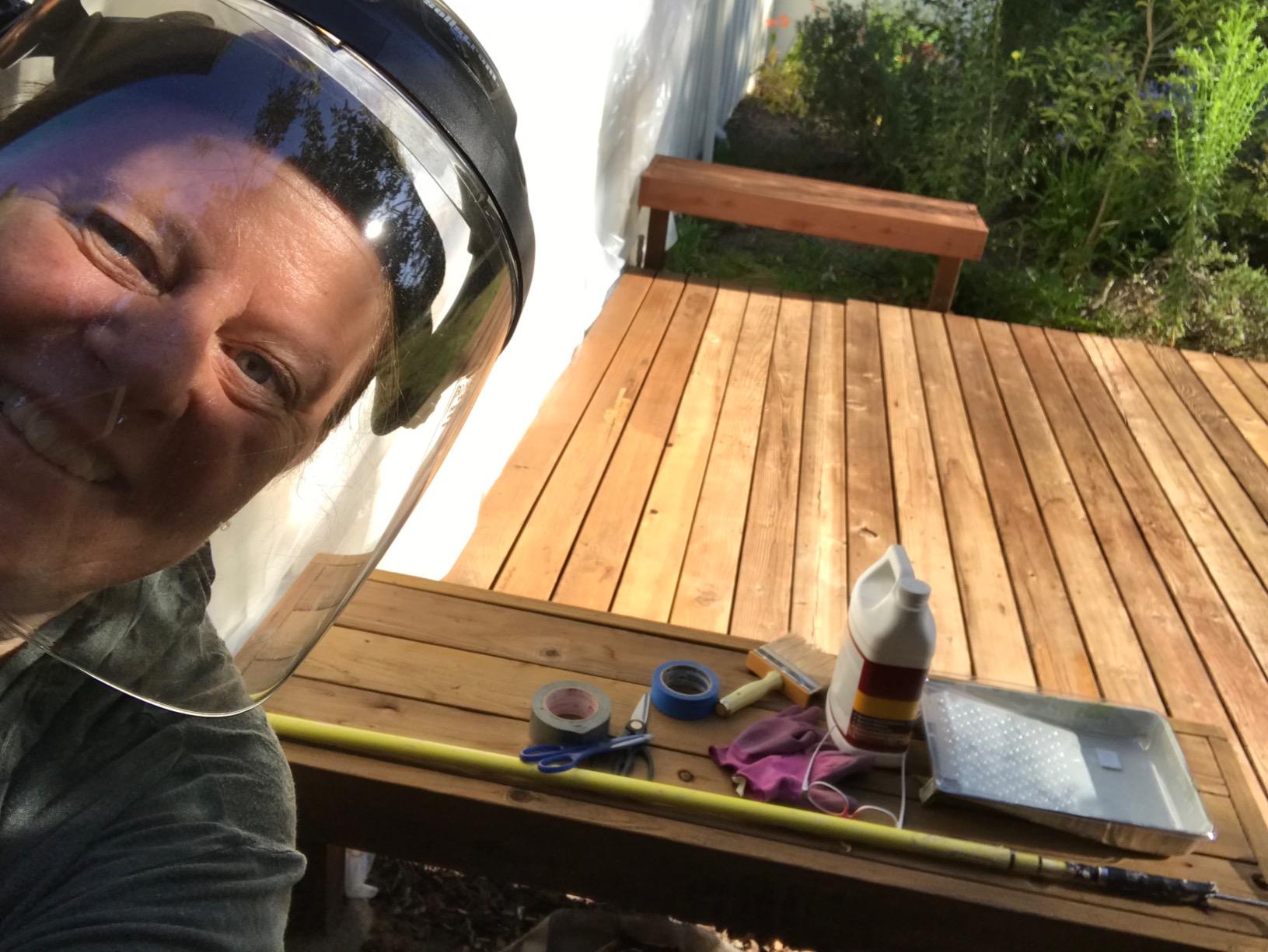 Sellstrom DP4 Face Shield - Lightweight Mask with High Impact Crown & Ratchet Headgear for Work, Grinding, Cutting - ANSI Z87.1 - Anti Fog Polycarbonate Window customer photo 1