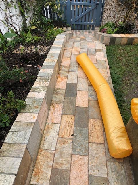The Original HydraBarrier Standard Flood Barrier – 6 ft Long x 4 in High – Light, Reusable Sandbag Alternative – Flood Control & Diversion Tube for Home, Garage, Door & Property Protection customer photo 2