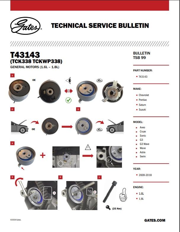 Gates TCKWP338 Power Grip Premium Timing Component Kit with Water Pump (Tckwp) customer photo 1