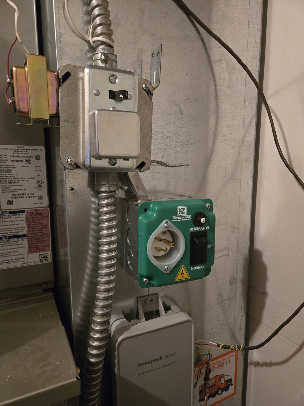 The Original, Patented, UL/CSA Approved Manual Transfer Switch - Made in the USA customer photo 1