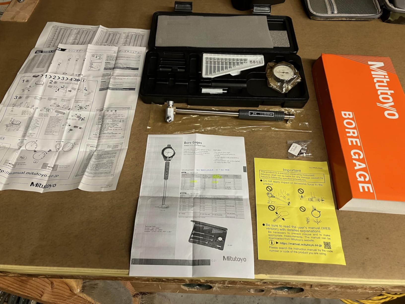 Mitutoyo-511-753 Dial Bore Gage, 2-6 in, 0.0001 in Res customer photo 1