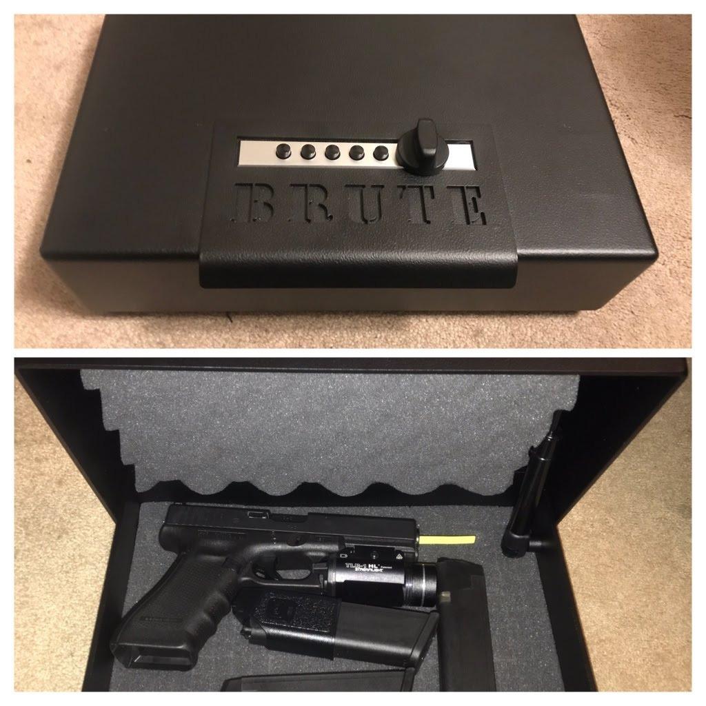 V-Line Brute XD Heavy Duty Safe with Quick Access Lock and HD Lock Cover to prevent Punch through, Black, (1394-S FBLK) customer photo 2