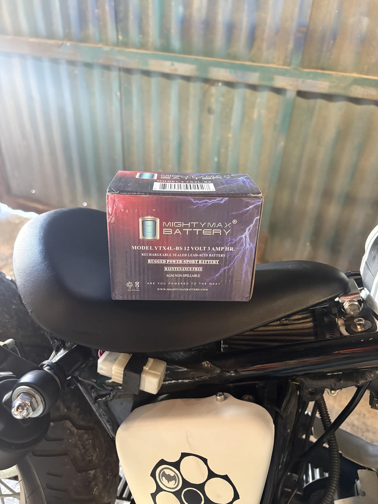 Mighty Max Battery YTX4L-BS - 12 Volt 3 AH, 50 CCA, Rechargeable Maintenance Free SLA AGM Motorcycle Battery customer photo 1