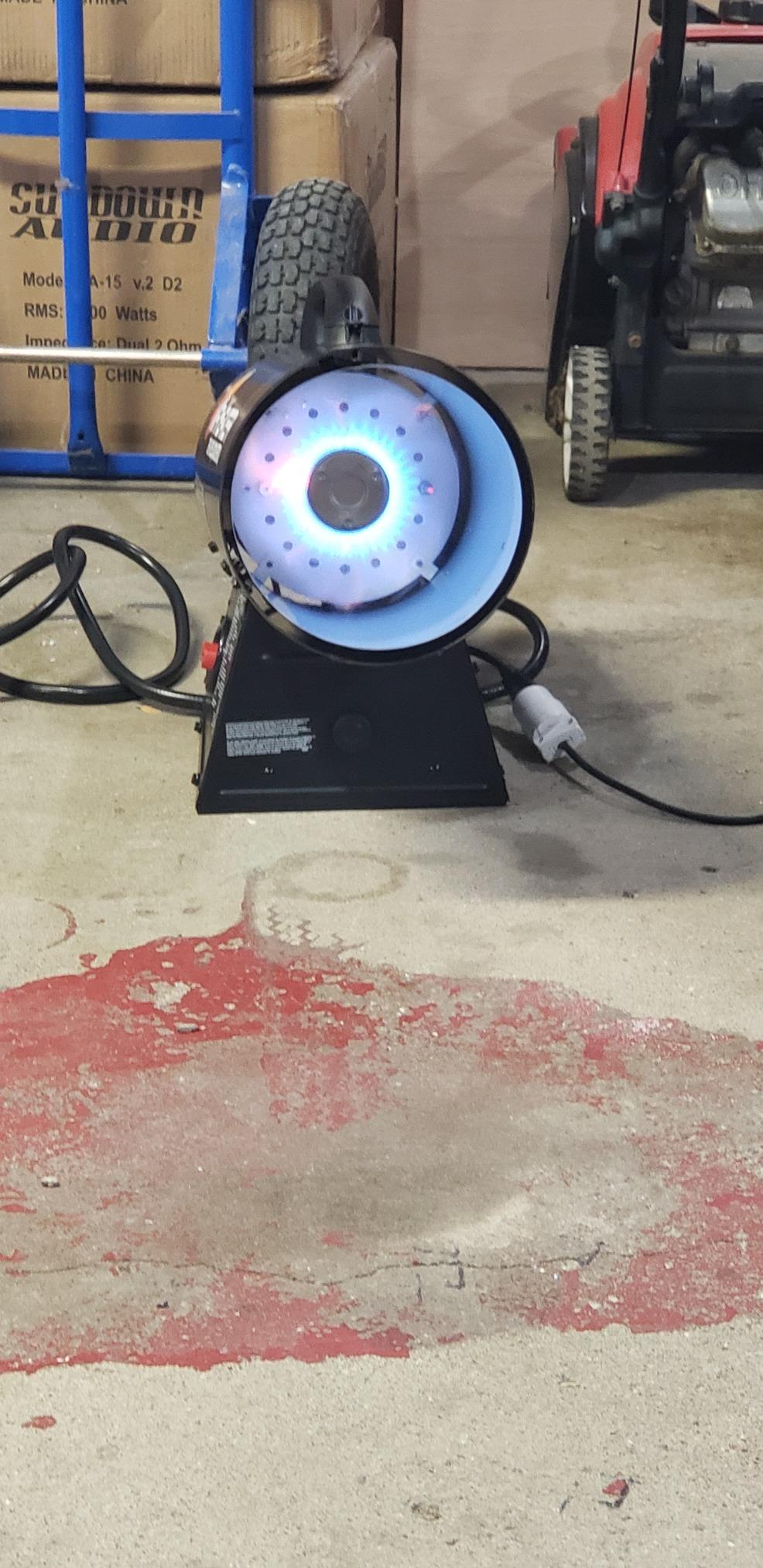 Mr. Heater 125,000 BTU Quiet Burner Technology Forced Air Propane Heater customer photo 2