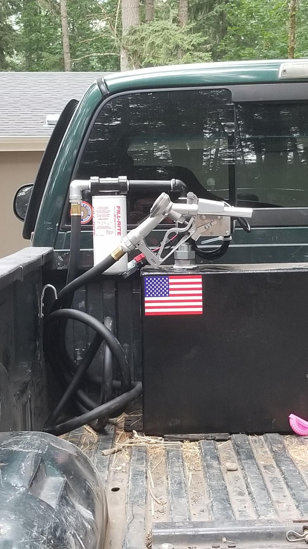 Better Built Steel Transfer Fuel Tank - 36-Gallon, Rectangular, Black, Model Number 29211584 customer photo 2
