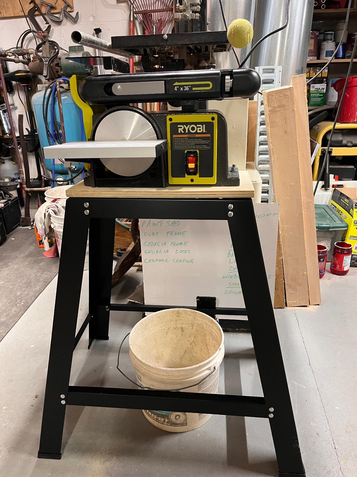 RYOBI BD4601G Bench Sander Green customer photo 1