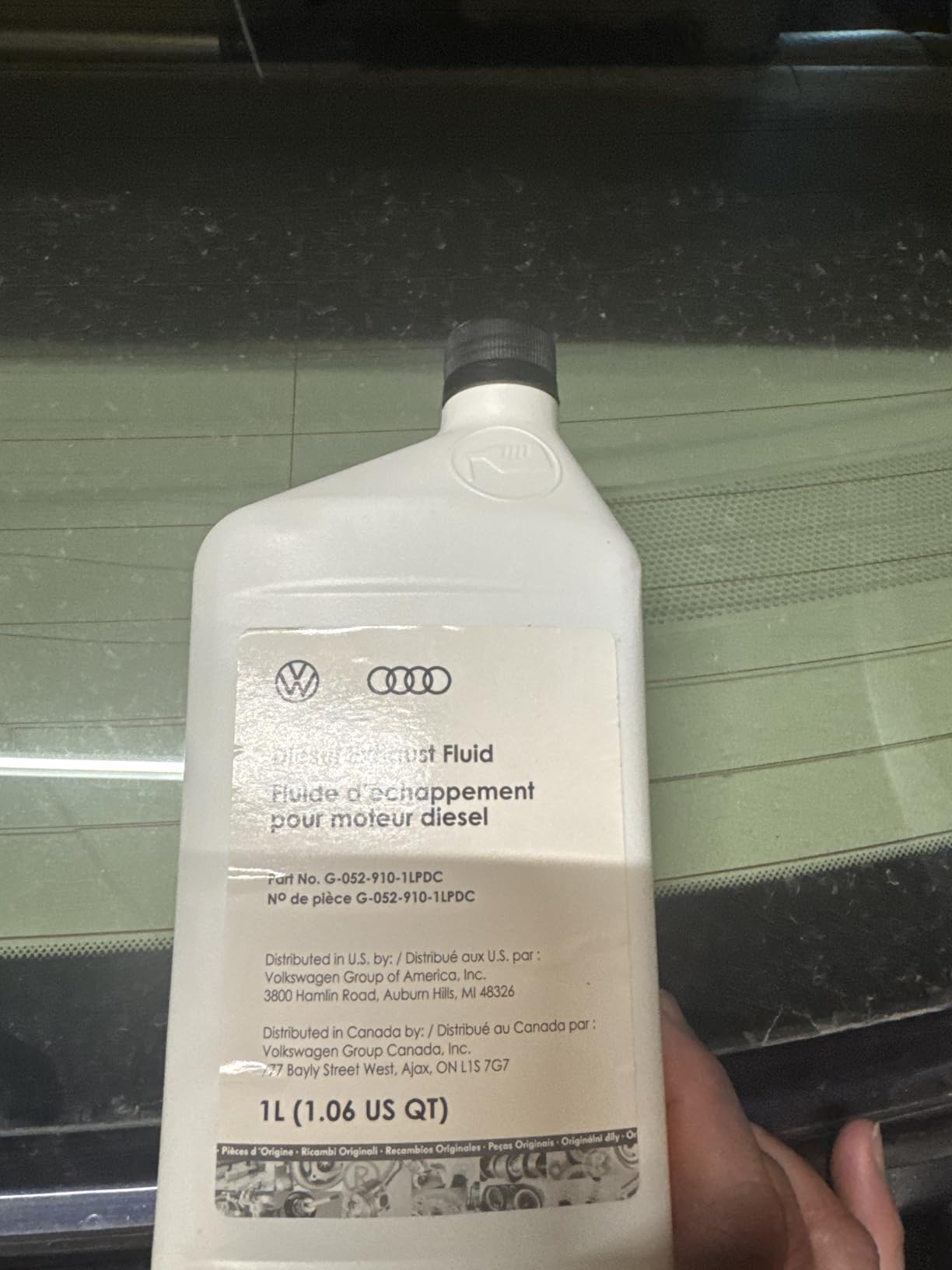 Genuine Audi (G052910A2) Diesel Exhaust Fluid customer photo 1