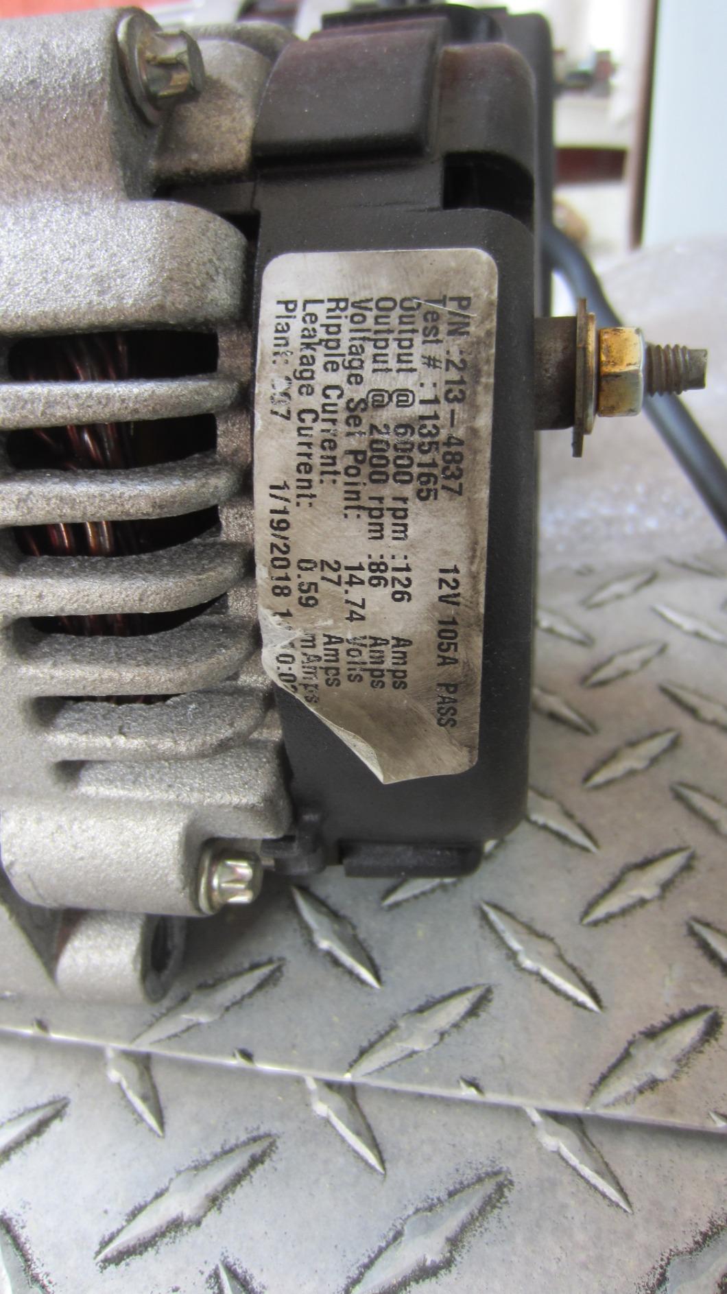 OEG Parts New Alternator High Output 255 AMP Compatible With Chevy Chevrolet C Silverado Truck Van Isuzu Hummer Saab 6.0L 6.6L 8.1L 99-15 10464405 10464443 10464453 10464456 10464476 15263859 19151921 customer photo 1