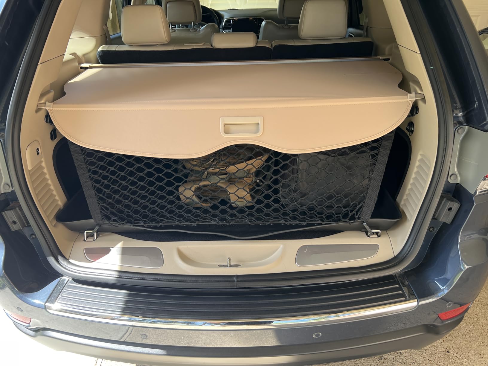 Envelope Style Trunk Mesh Cargo Net - For Jeep Grand Cherokee 2011 - 2021 Car Accessories - Premium Trunk Organizers and Storage - SUV Truck Cargo Nets - Vehicle Carrier Organizer for Cherokee WK customer photo 1