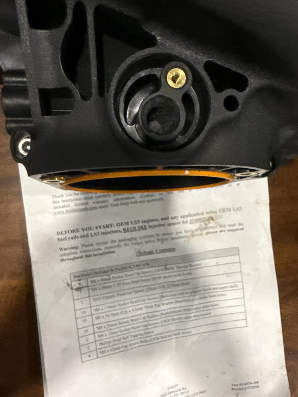 FAST LSXr 102mm Intake Manifold for LS3/L92, 102mm Manifold customer photo 1