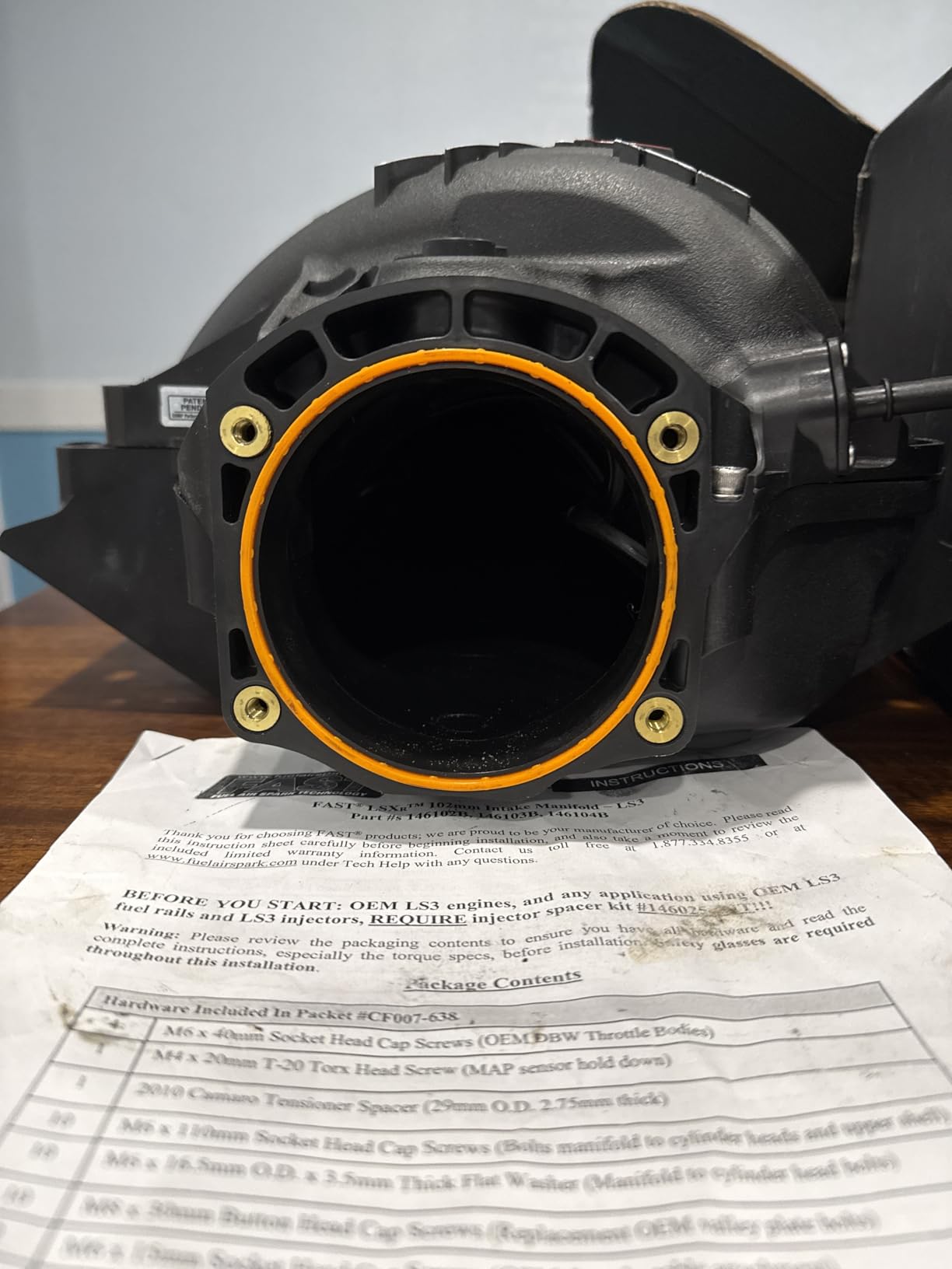 FAST LSXr 102mm Intake Manifold for LS3/L92, 102mm Manifold customer photo 2