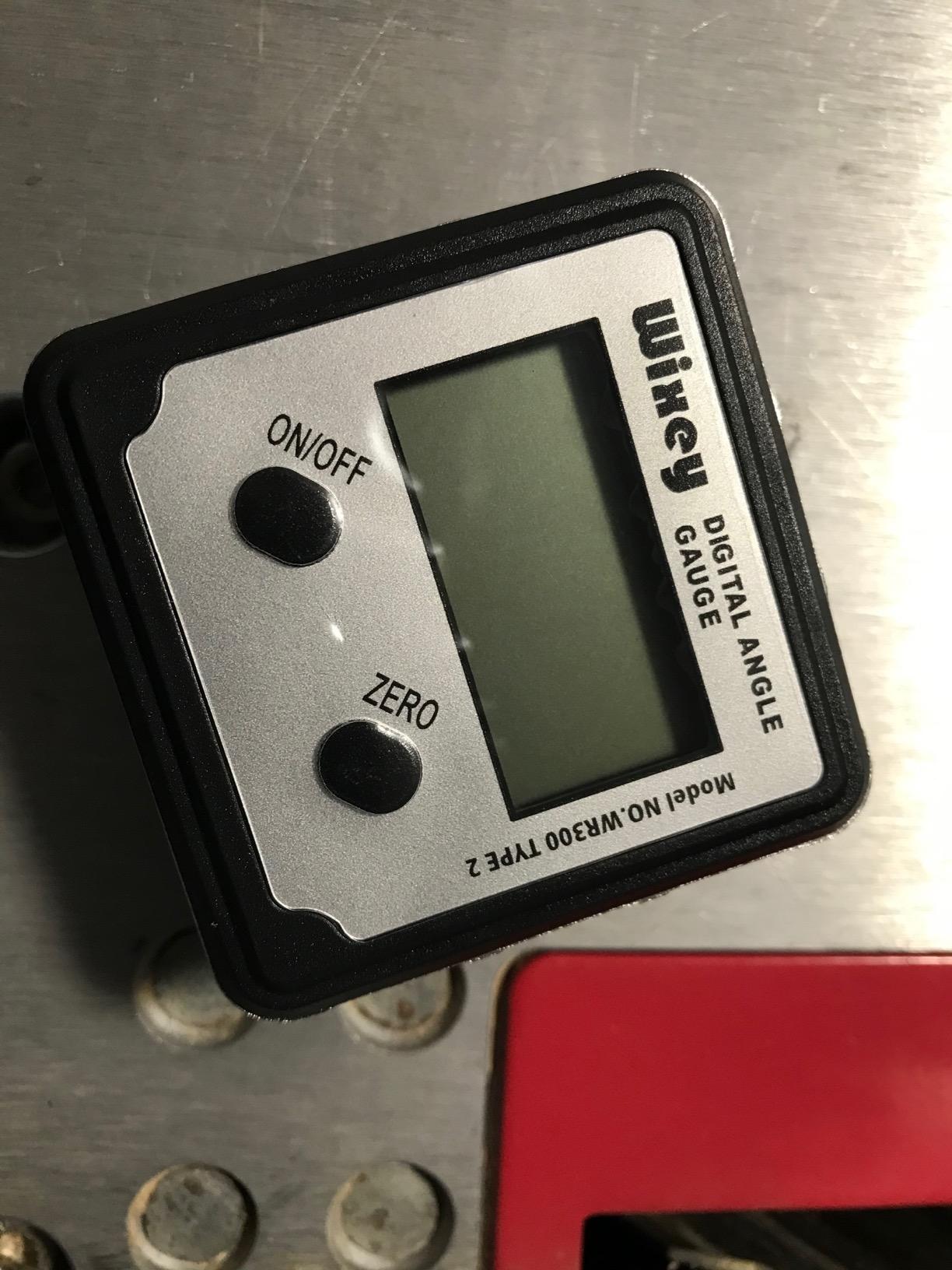 Wixey Digital Angle Gauge for Table Saw & Miter Saw, Magnetic customer photo 2