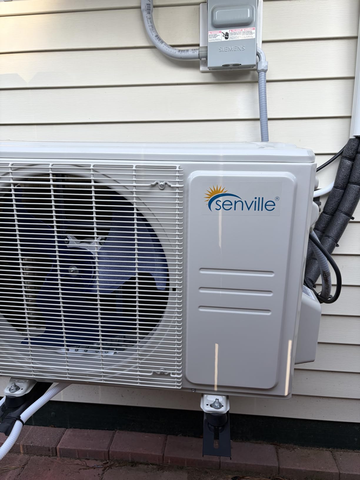 Senville LETO Mini Split Air Conditioner, Heat Pump, White, 12000 BTU customer photo 1