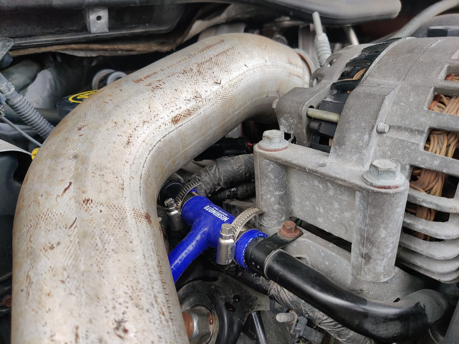Mishimoto MMCFK-F2D-03BL Coolant Filter Kit Fits Ford 6.0L Powerstroke 2003-2007 Blue customer photo 1