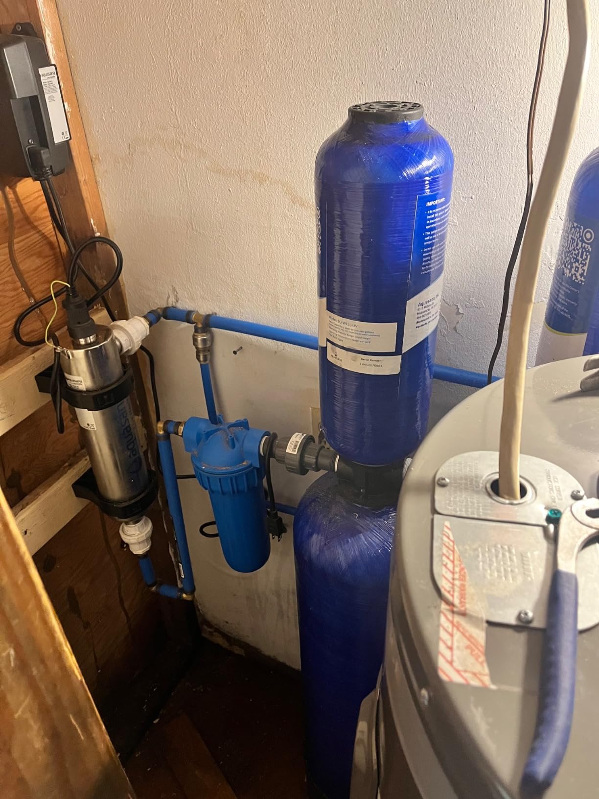 Aquasana Whole House Water Filter System | 1M Gal | Carbon & KDF | EQ-1000 customer photo 2