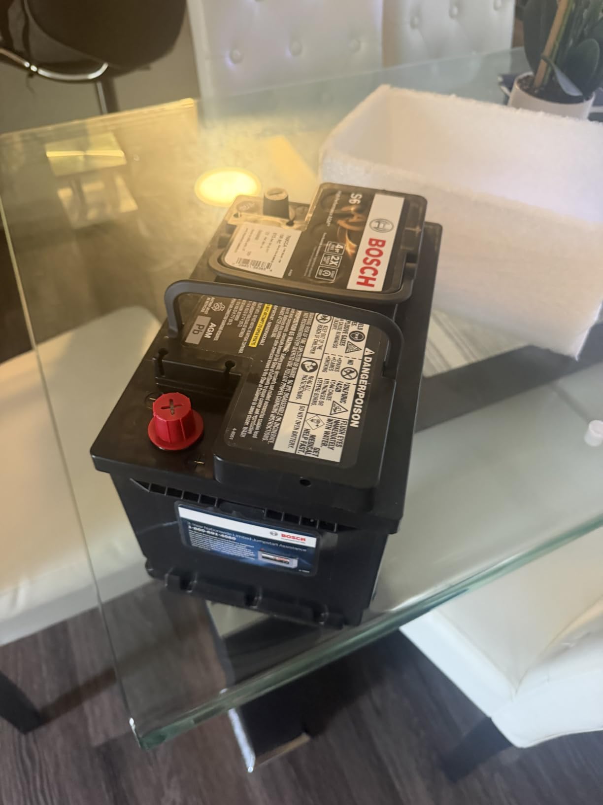 BOSCH S6587B High-Performance 12V Group 94R AGM Automotive Battery customer photo 1