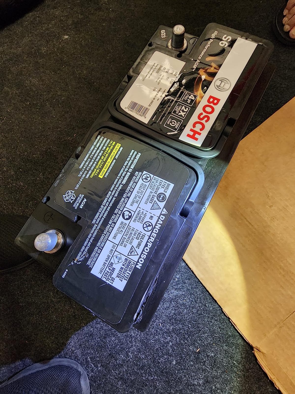 BOSCH S6587B High-Performance 12V Group 94R AGM Automotive Battery customer photo 2