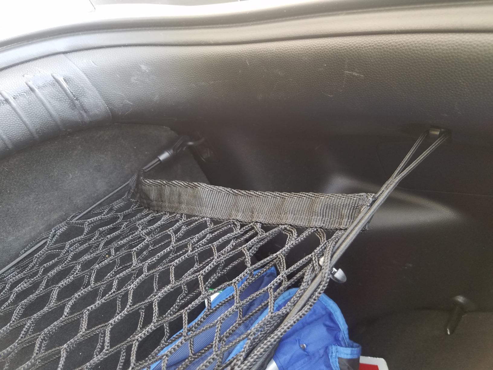 Envelope Style Trunk Mesh Cargo Net compatible with KIA SOUL 2014-2025 - Car Accessories - Premium Trunk Organizers and Storage - Cargo Net for SUV - Vehicle Carrier Organizer for KIA SOUL 2014-2025 customer photo 1