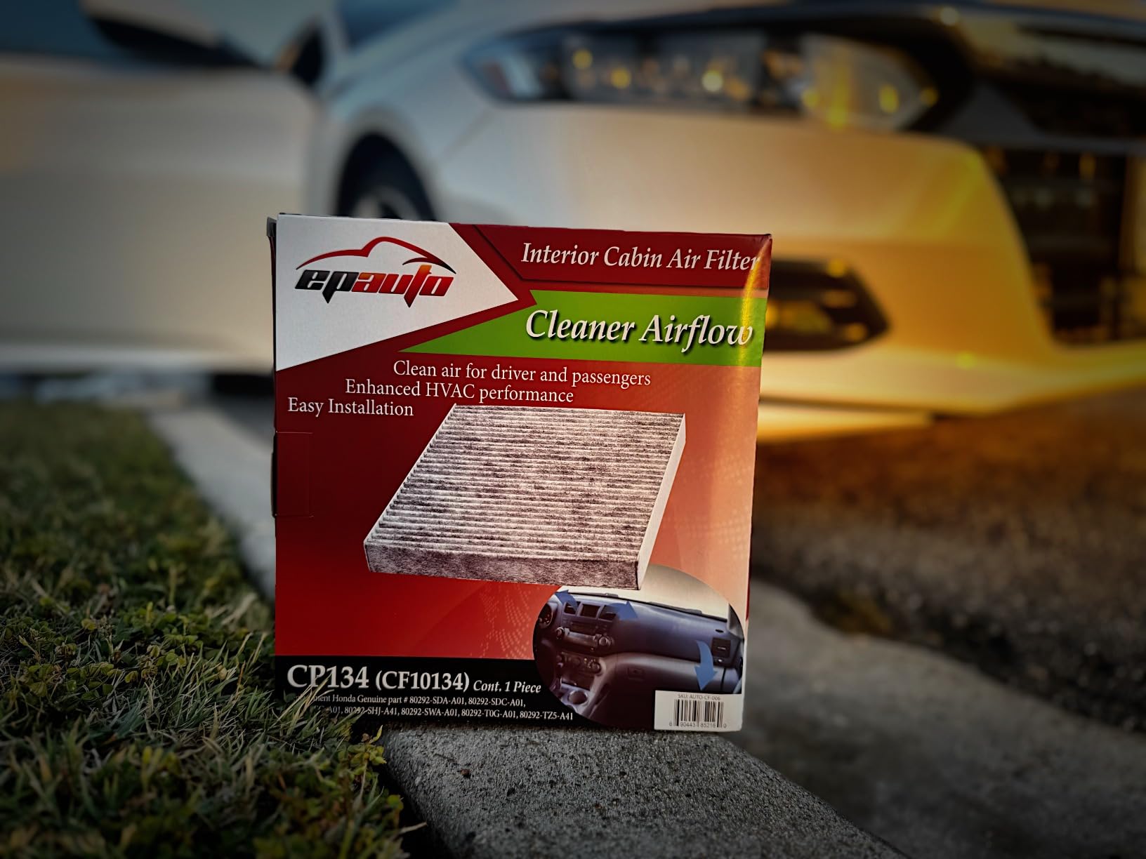 EPAuto CP134 (CF10134) Premium Cabin Air Filter includes Activated Carbon customer photo 2