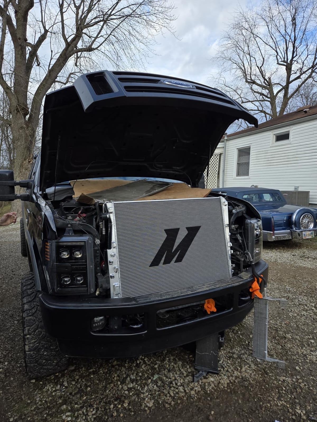 Mishimoto MMRAD-F2D-08V2 Performance Aluminum Radiator, Compatible with Ford Powerstroke 6.4L, 2008-2010 customer photo 2