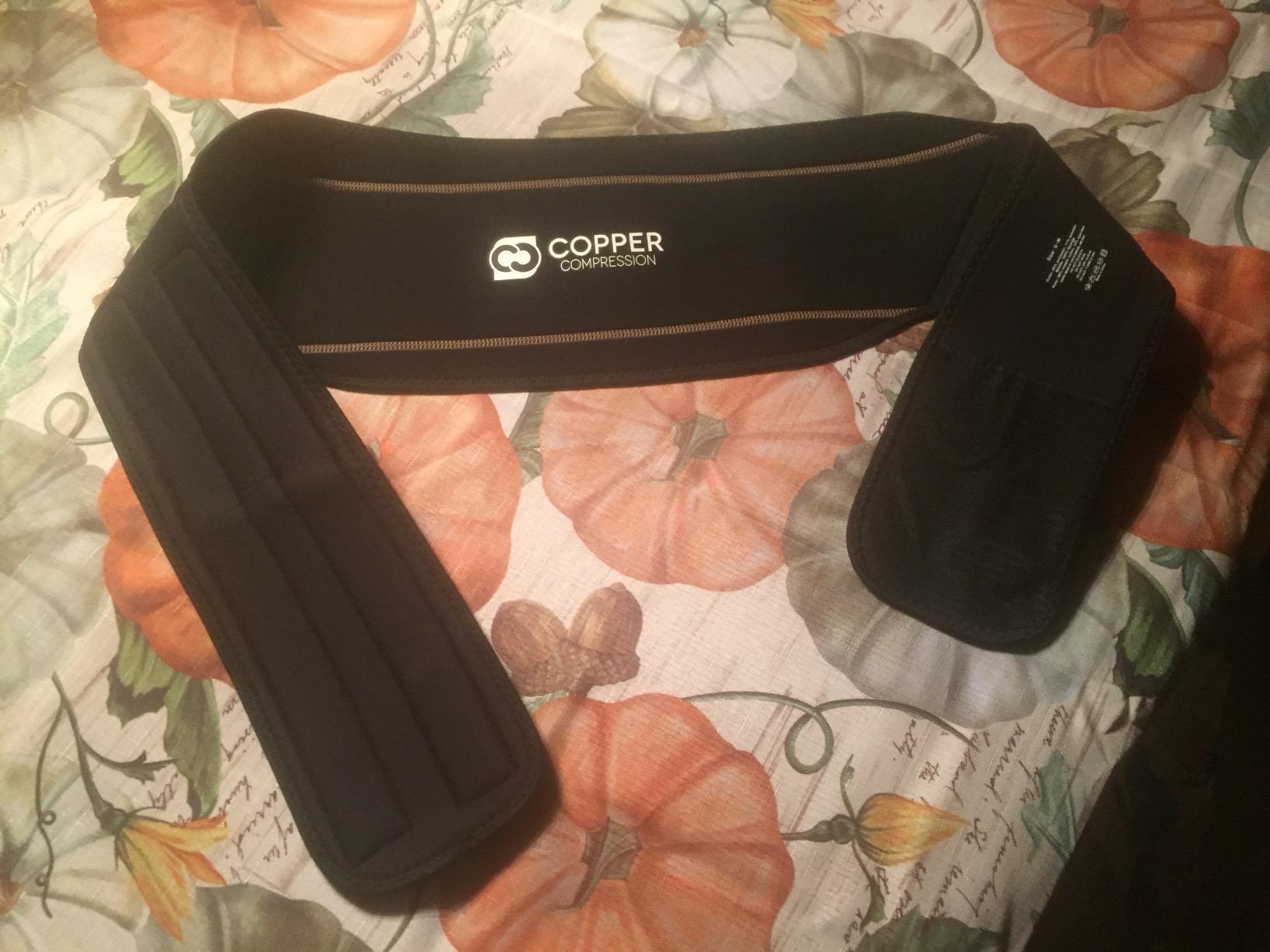 Copper Compression Back Brace. Copper Infused Lumbar Support for Lower Back Relief, Sciatica, Herniated Disc, Scoliosis, Pain & Strains. Adjustable & Breathable. Fits Men & Women (Waist 36