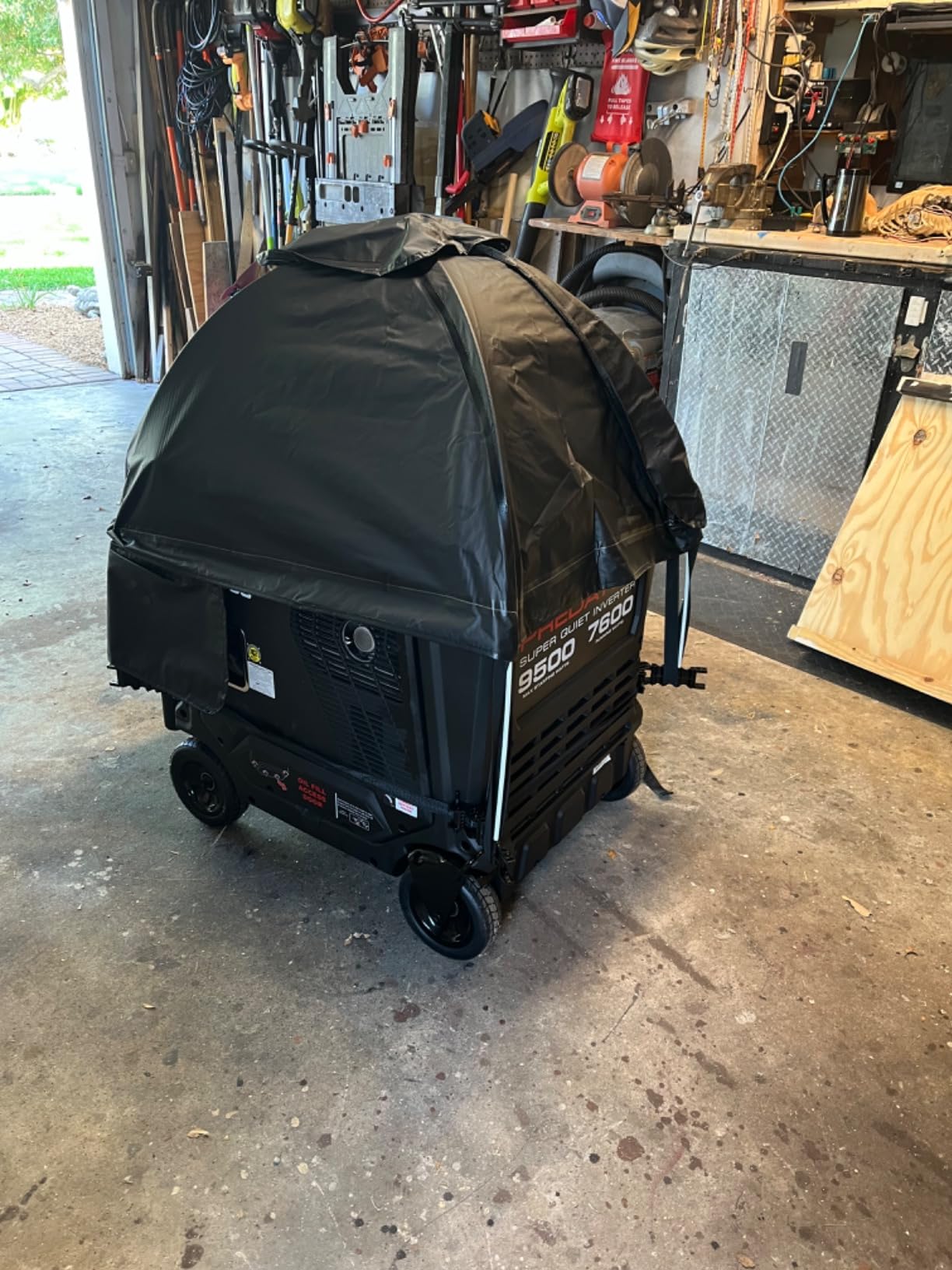 GenTent Inverter Generator Tent, Gray, Original - Standard customer photo 1