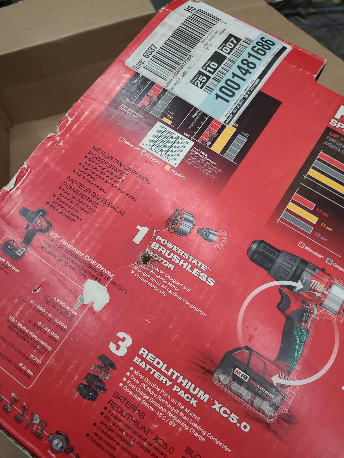 Milwaukee 2897-22 M18 Fuel 2-Tool Combo Kit, Red customer photo 2