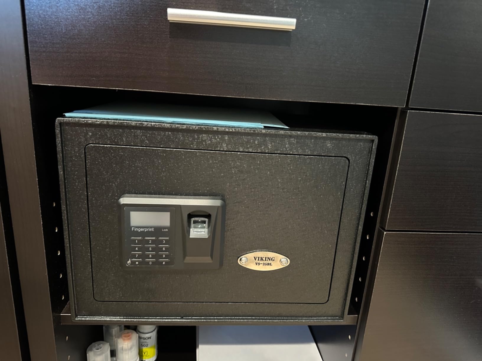 Viking Security Safe VS-14BL Top-Opening Biometric Drawer Safe customer photo 1