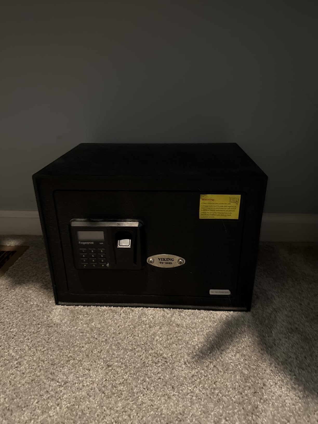 Viking Security Safe VS-14BL Top-Opening Biometric Drawer Safe customer photo 2