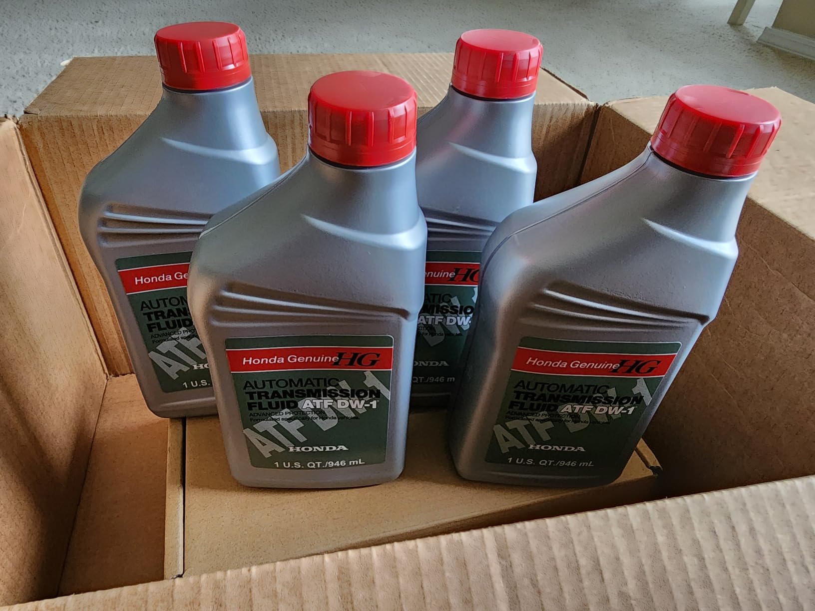 Honda FBA_08200-9008 08200-9008 Automatic Transmission Fluid, 4 Pack, 1 US QT /946 ML customer photo 2