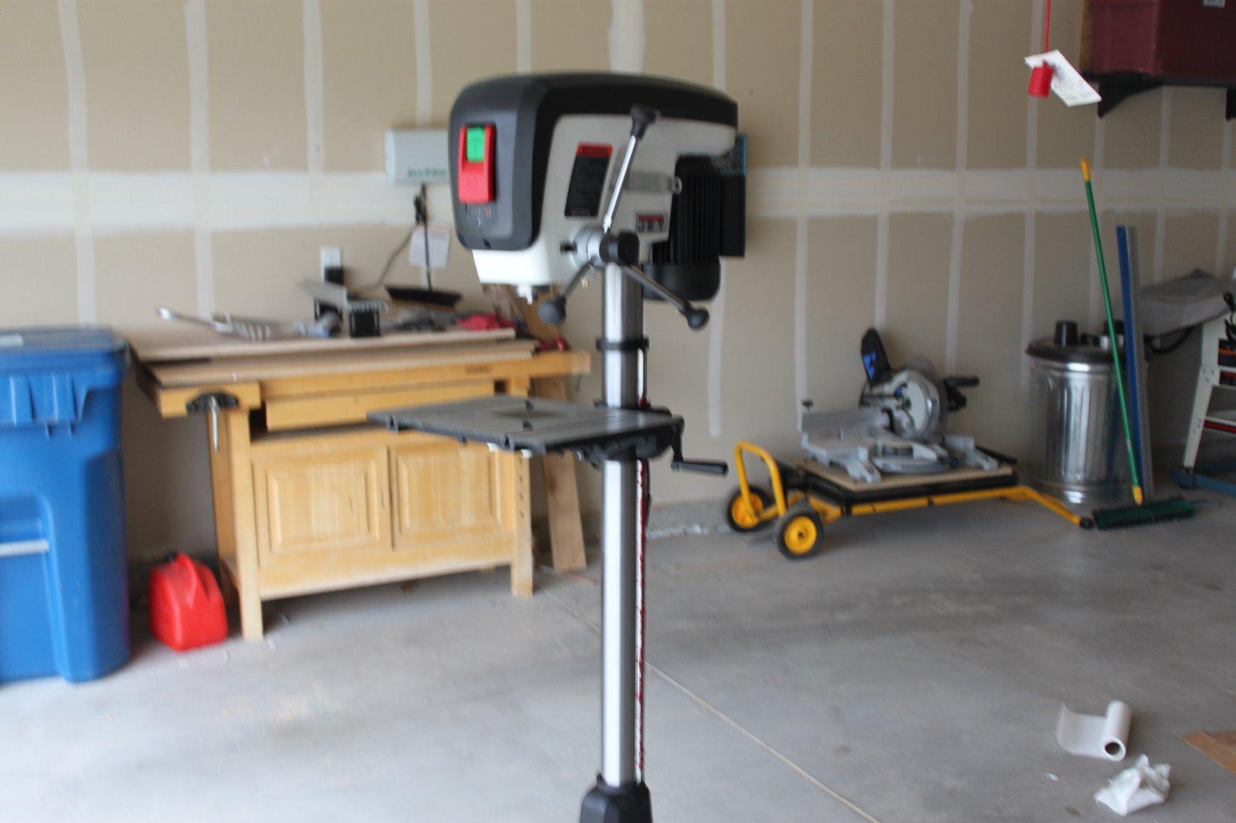 JET 15-Inch Floor Drill Press, 16 Speed, 3/4 HP, 115V 1Ph (Model JDP-15F) customer photo 1