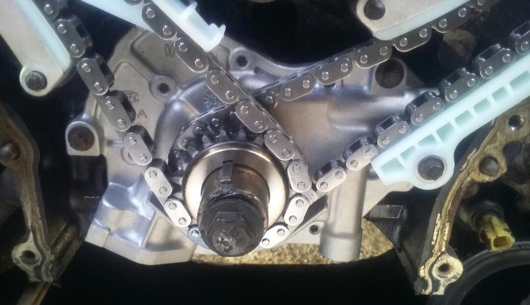 ECCPP Timing Chain Kit fits for Ford for F-150, 1997-2007 for ford E150 for F150 Explorer Expediton 4.6 281CID WINDSOR,w/Timing Chains Crank Sprocket Tensioner Guide rails customer photo 2