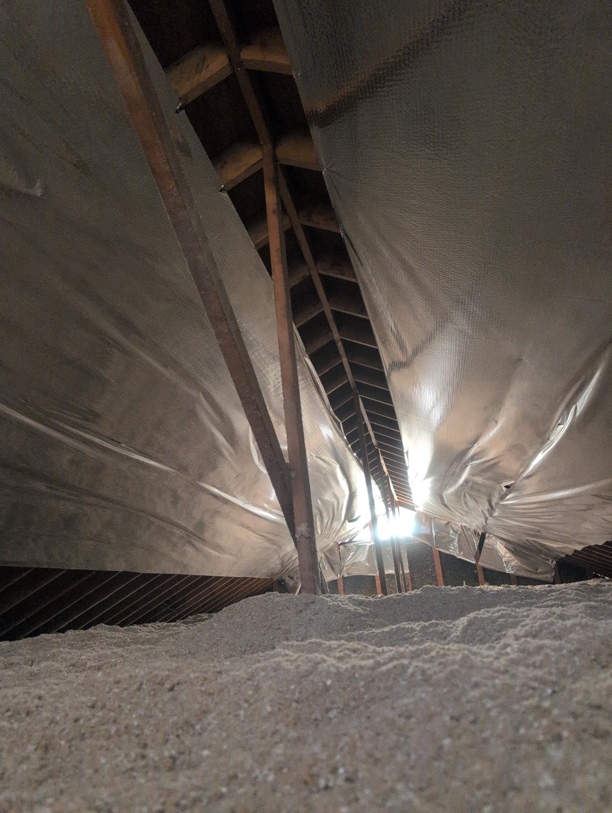 1000 sqft Diamond Radiant Barrier Solar Attic Foil Reflective Insulation 4x250 by AES customer photo 1