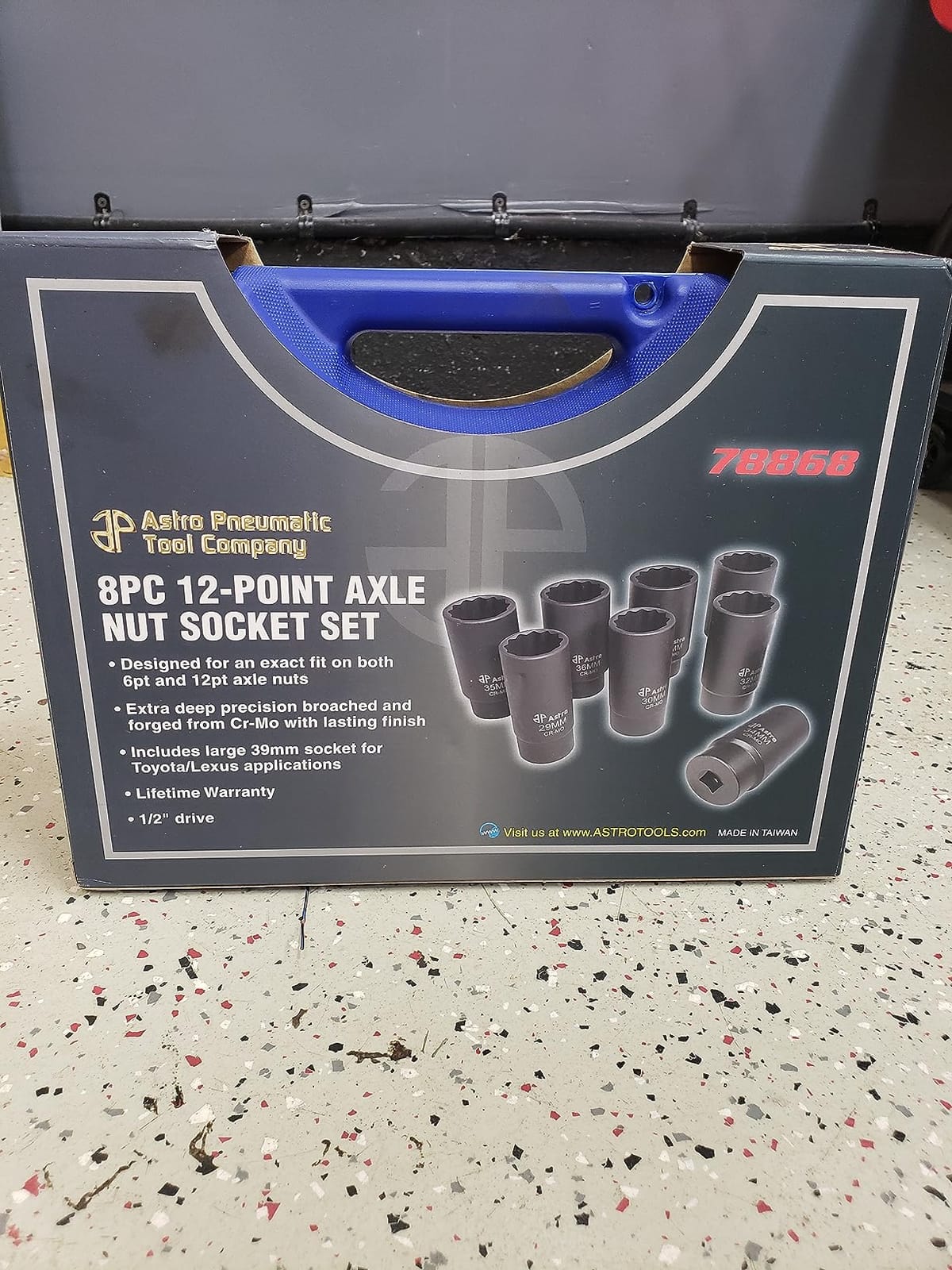 Astro Pneumatic Tool 78868 12-Point Axle Nut Socket Set (8 Piece) customer photo 2