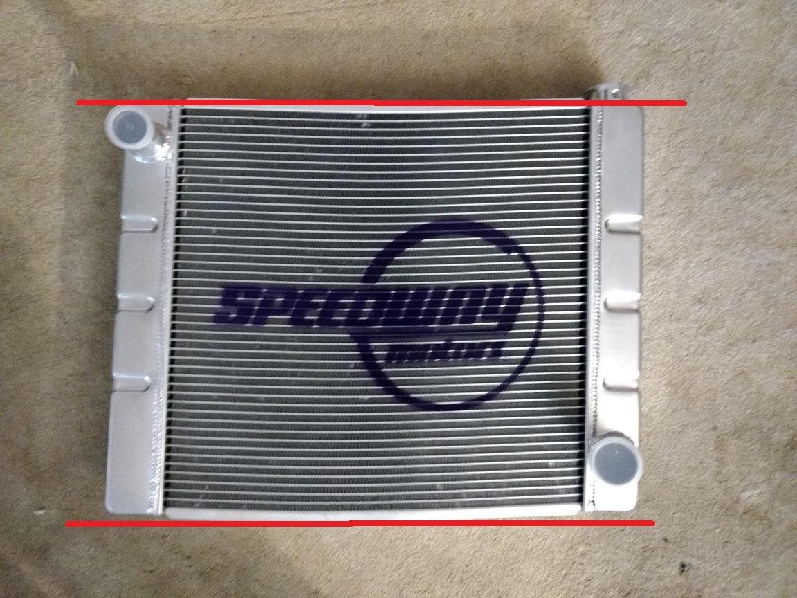 Universal Lightweight Aluminum Radiator for Chevrolet SBC/BBC, 28 in. Width customer photo 2