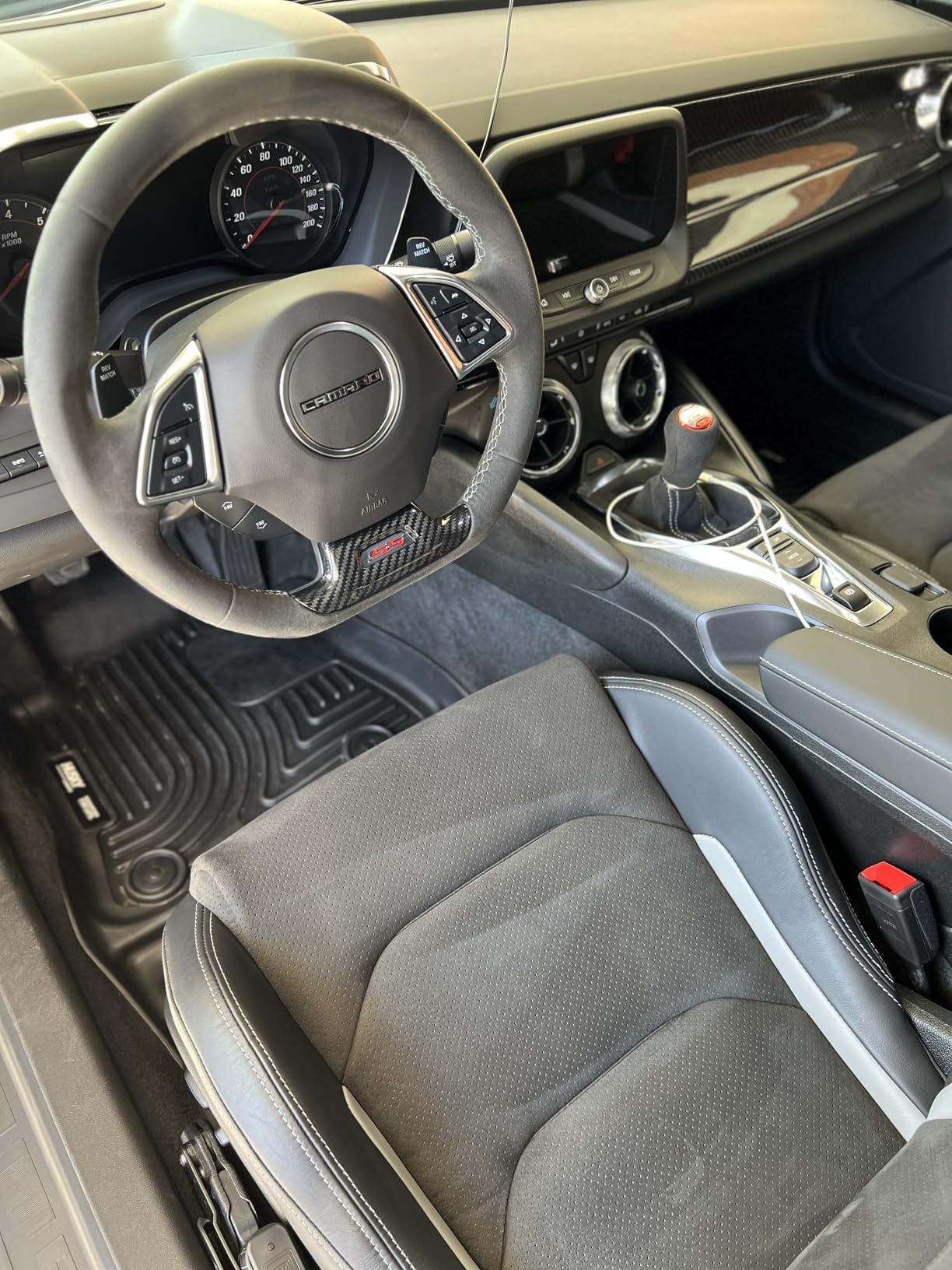 Husky Liners Weatherbeater Floor Mats | Fits 2016-2024 Chevrolet Camaro Convertible/Coupe | Front & 2nd Row, 4-pc Black - 99121 customer photo 2