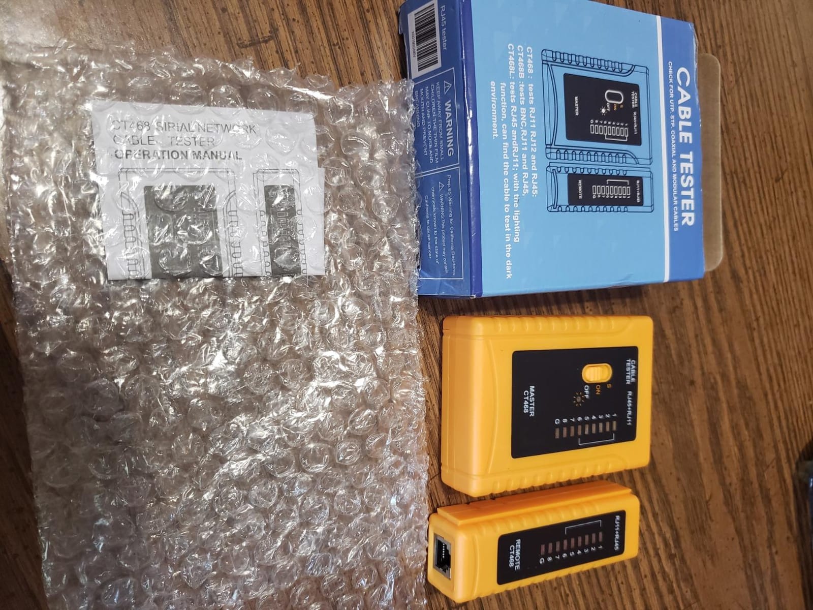 iMBAPrice - RJ45 Network Cable Tester for Lan Phone RJ45/RJ11/RJ12/CAT5/CAT6/CAT7 UTP Wire Test Tool customer photo 1