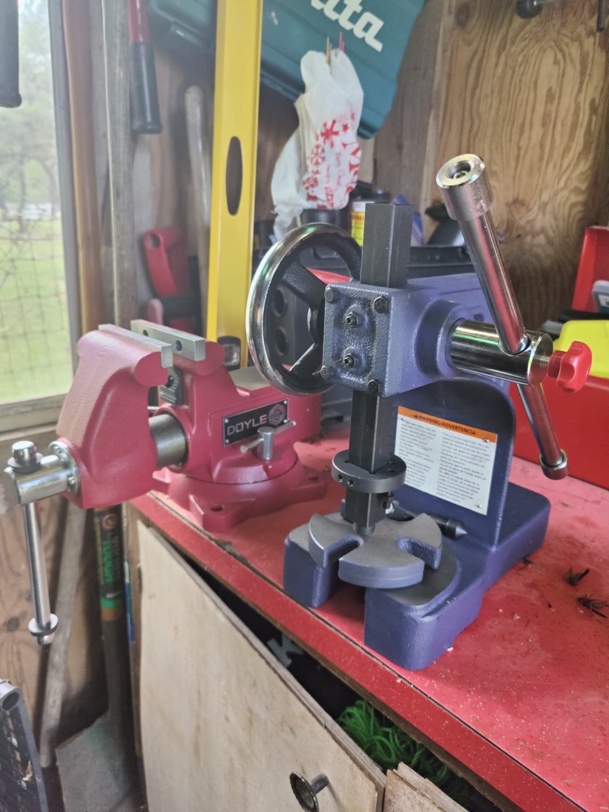 PALMGREN 9661101-1 Ton Arbor Press w/Depth Stop customer photo 1