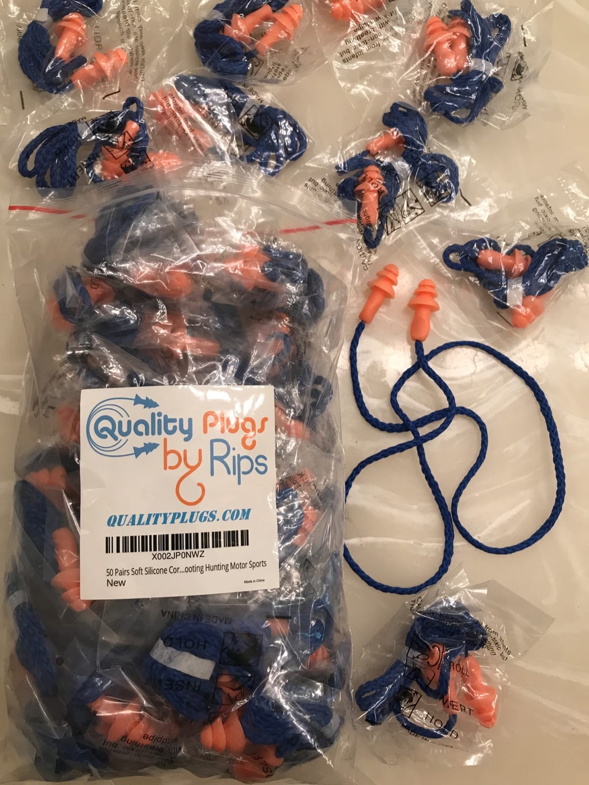 10 Pair Corded Reusable Ear Plugs for Shooting Range Ear Protection for Gun Range - Hunting Ear Plugs for Construction Firearm Ear Protection Shooting Gun Hearing Protection Earplugs Corded customer photo 2