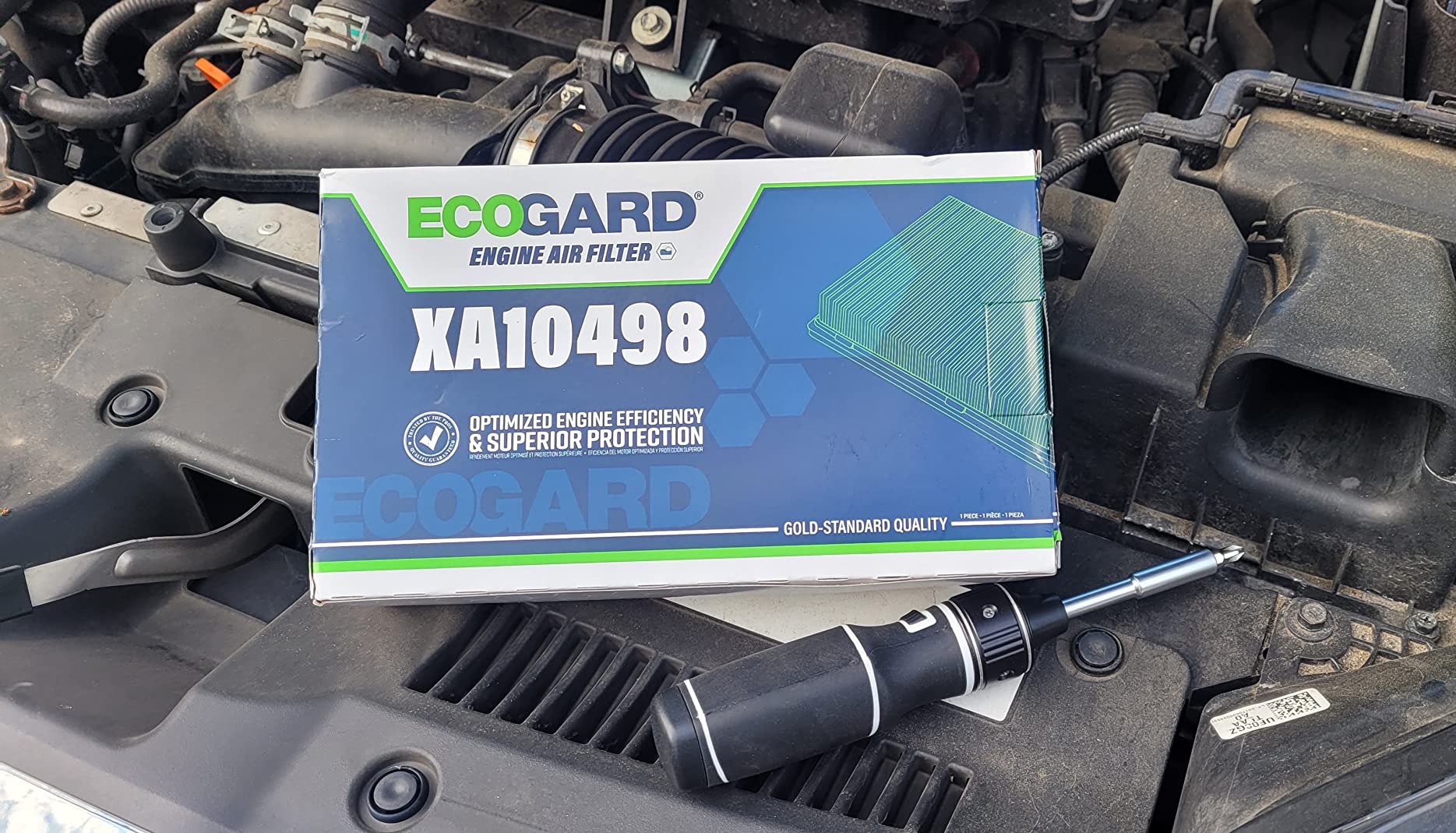 ECOGARD XA10498 Premium Engine Air Filter | Fits 2017-2022 Honda CR-V 1.5L; 2016-2021 Civic 1.5L customer photo 1