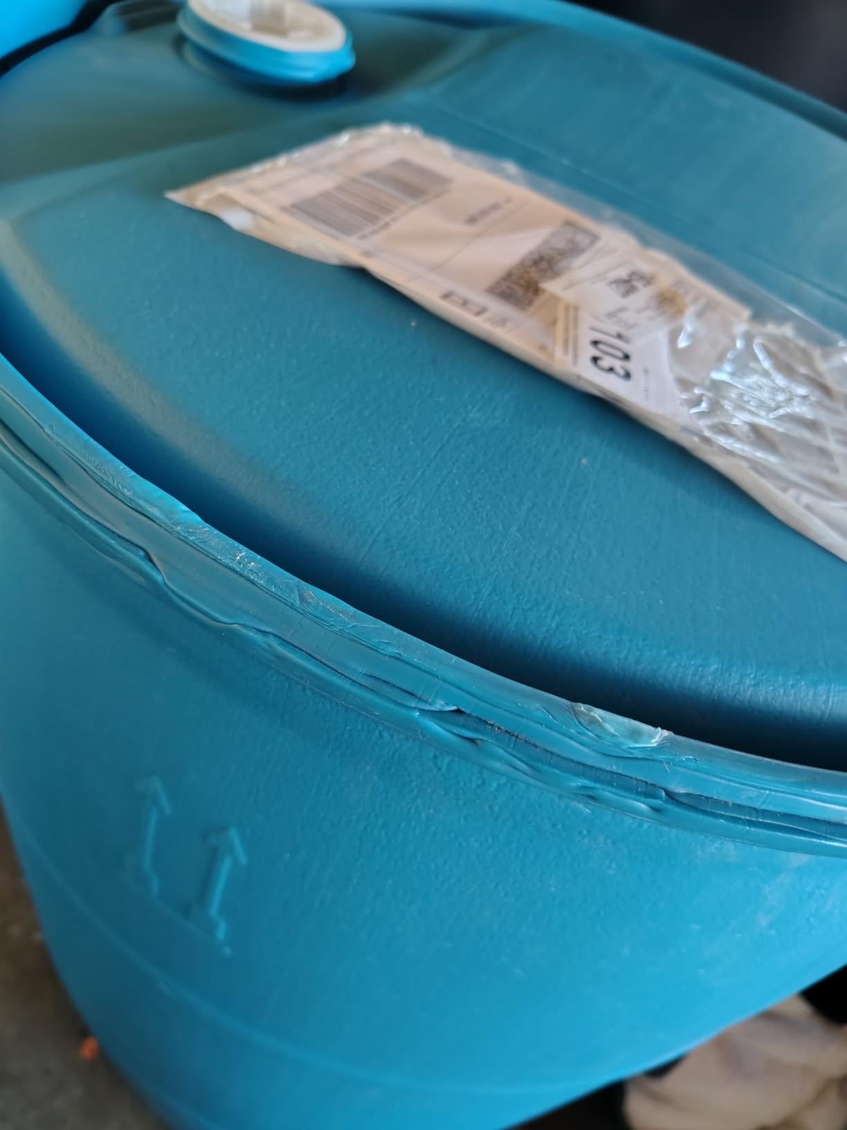 Augason Farms lon Water Storage Barrel - BPA-Free Plastic Barrel 55-Gallon customer photo 1
